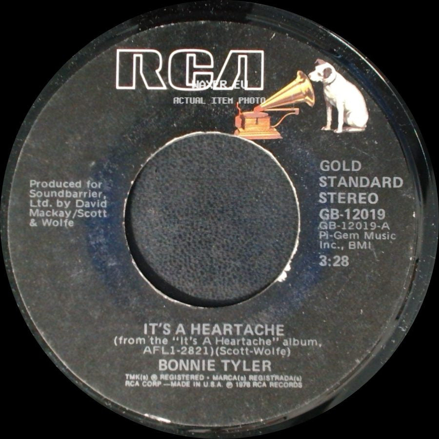 Bonnie Tyler - It's A Heartache / Married Men side A
