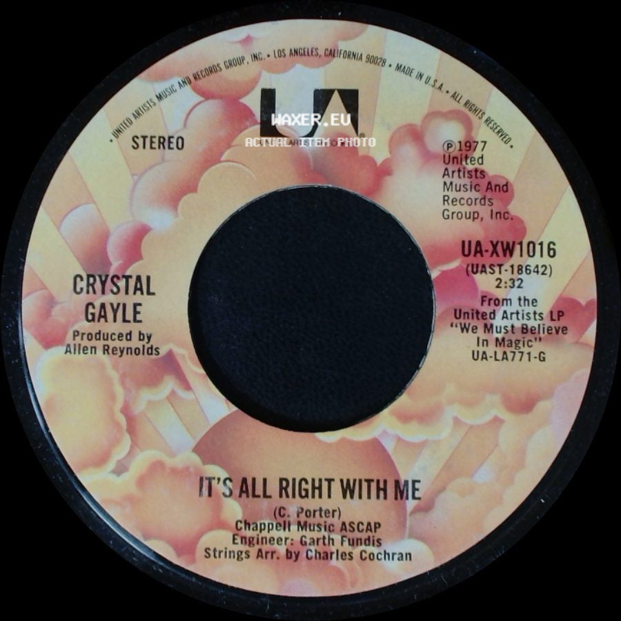 Crystal Gayle - Don't It Make My Brown Eyes Blue / It's All Right With Me side B