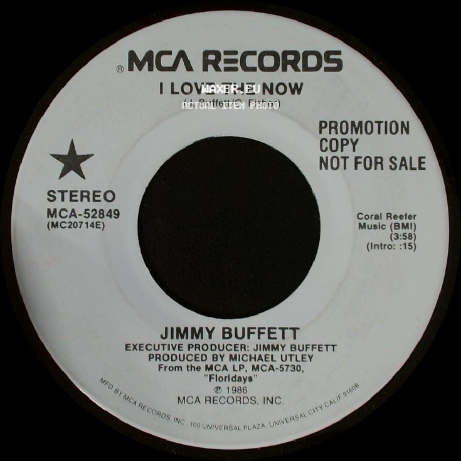 Jimmy Buffett - I Love The Now / I Love The Now side A