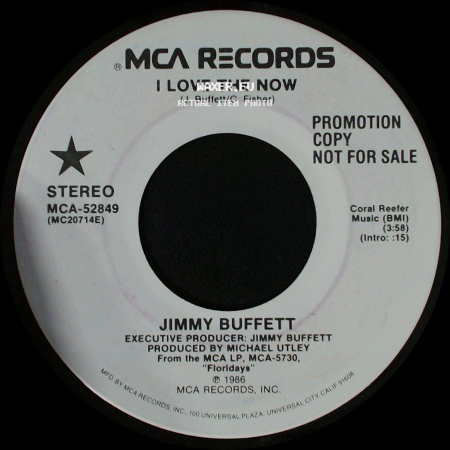Jimmy Buffett - I Love The Now / I Love The Now side B