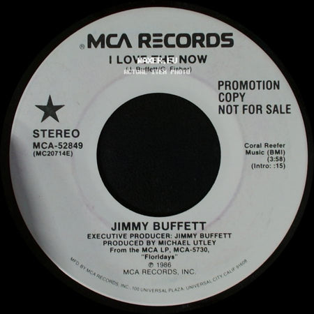 Jimmy Buffett - I Love The Now / I Love The Now side B