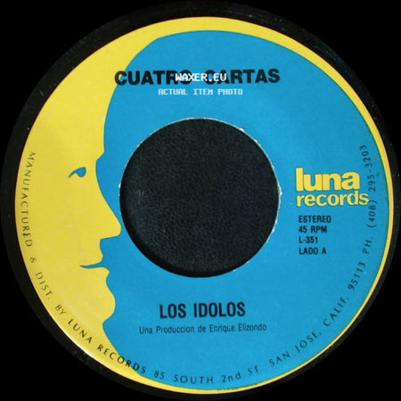 Los Idolos / Los Vergelitos - Cuatro Cartas / Los Idolos side A