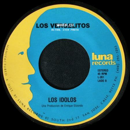 Los Idolos / Los Vergelitos - Cuatro Cartas / Los Idolos side B