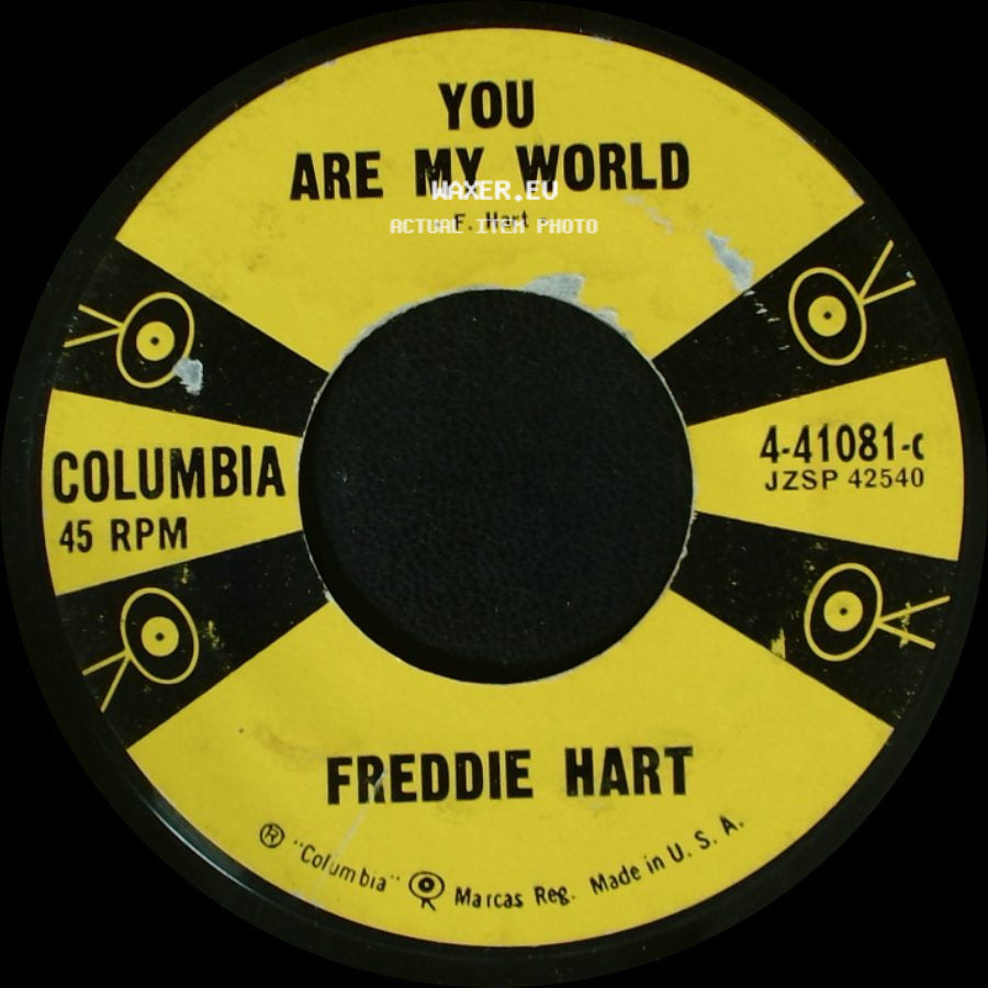 Freddie Hart - Heaven Only Knows / You Are My World side B