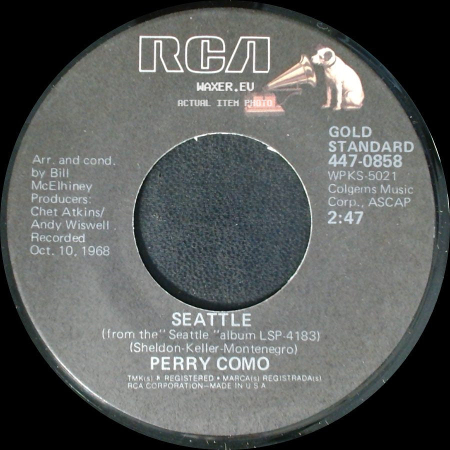 Perry Como - Seattle / It's Impossible side A