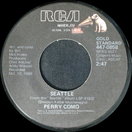 Perry Como - Seattle / It's Impossible side A