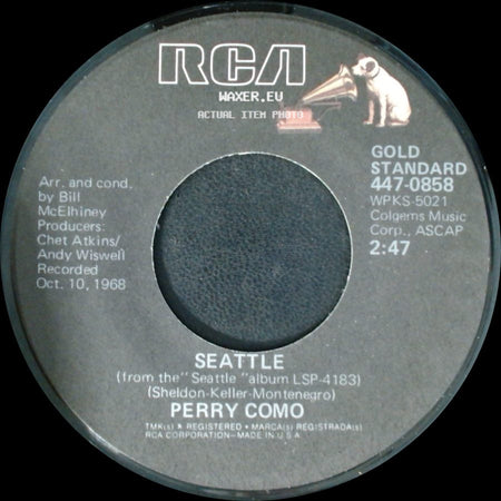 Perry Como - Seattle / It's Impossible side A
