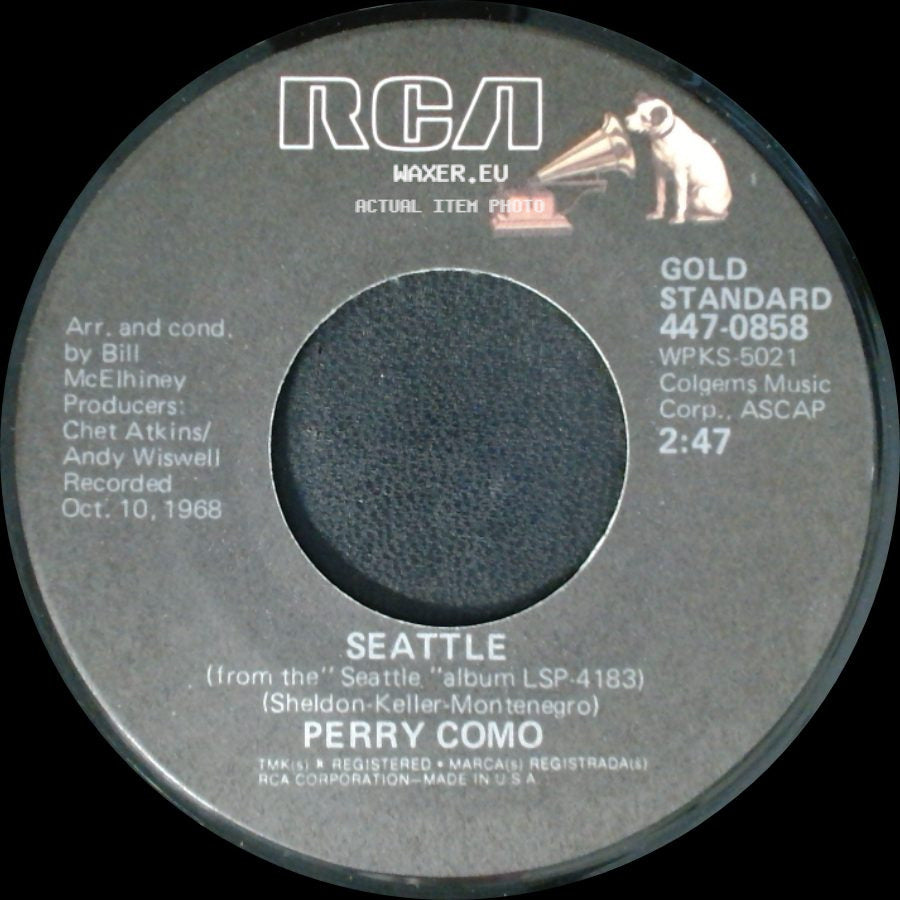 Perry Como - Seattle / It's Impossible side A