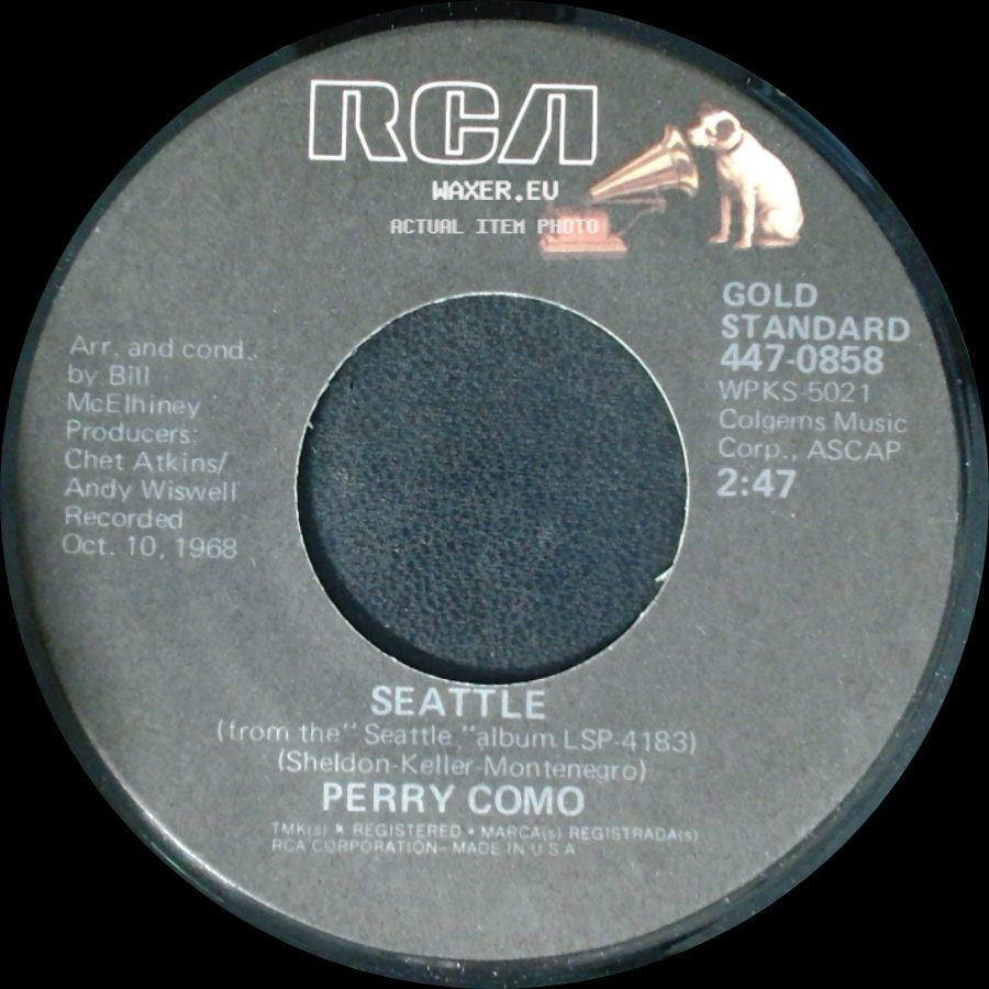Perry Como - Seattle / It's Impossible side A