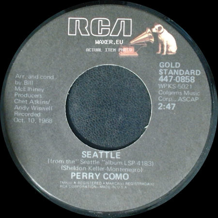 Perry Como - Seattle / It's Impossible side A