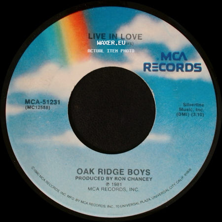 Oak Ridge Boys - Live In Love / Bobbie Sue side A