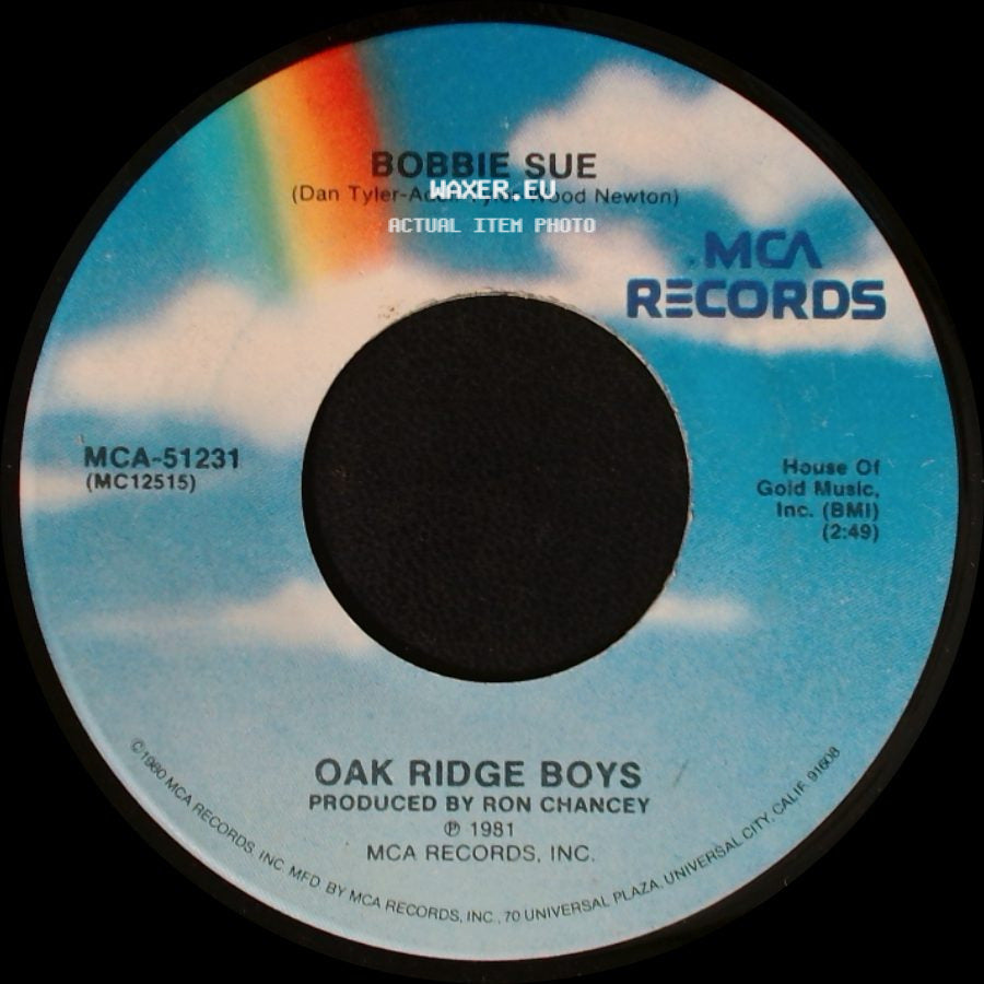Oak Ridge Boys - Live In Love / Bobbie Sue side B