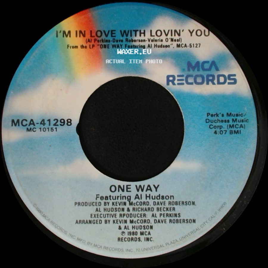One Way Featuring Al Hudson - Pop It / I'm In Love With Lovin' You side B