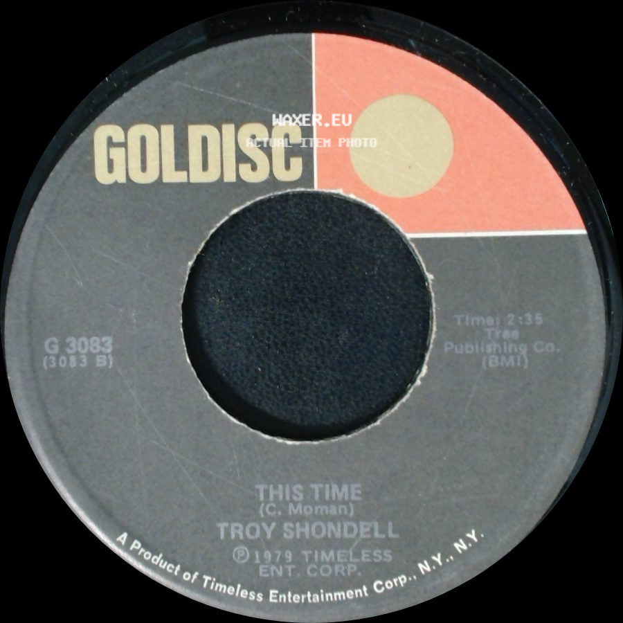 Troy Shondell / Dobie Gray - This Time / The In Crowd side A