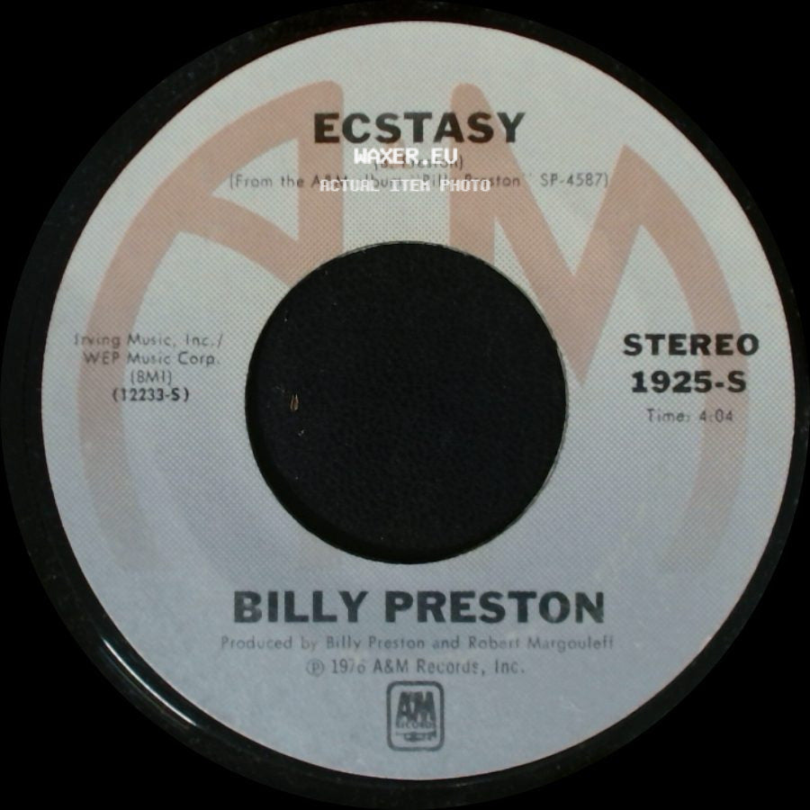 Billy Preston - Girl / Ecstasy side B