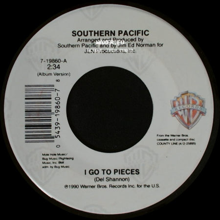 Southern Pacific - Beyond Love / I Go To Pieces side B