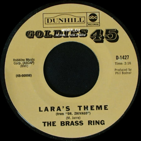 The Brass Ring - Love Theme From The Flight Of The Phoenix / Lara's Theme (From "Dr. Zhivago") side B
