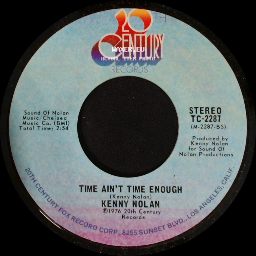 Kenny Nolan - Time Ain't Time Enough / I Like Dreamin' side A
