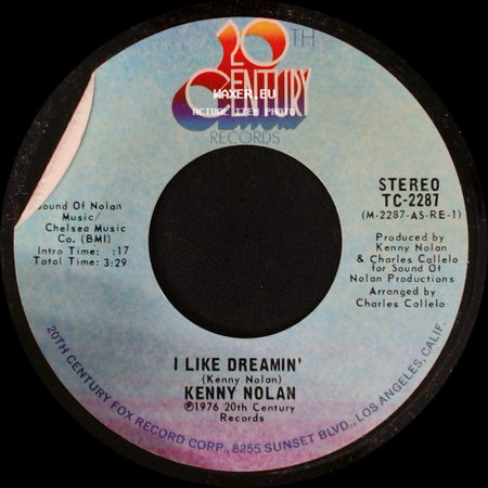 Kenny Nolan - Time Ain't Time Enough / I Like Dreamin' side B