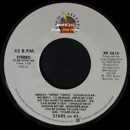 Stars On 45 - Stars On 45 / Medley side B