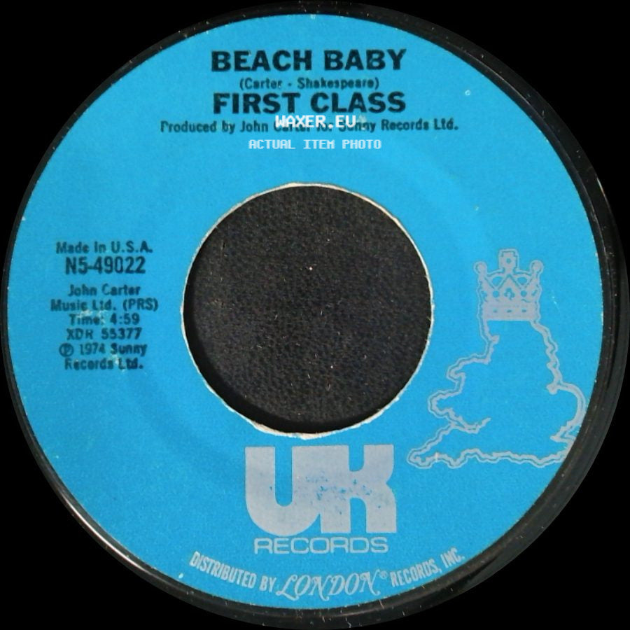 First Class - Beach Baby / Both Sides Of The Story side A
