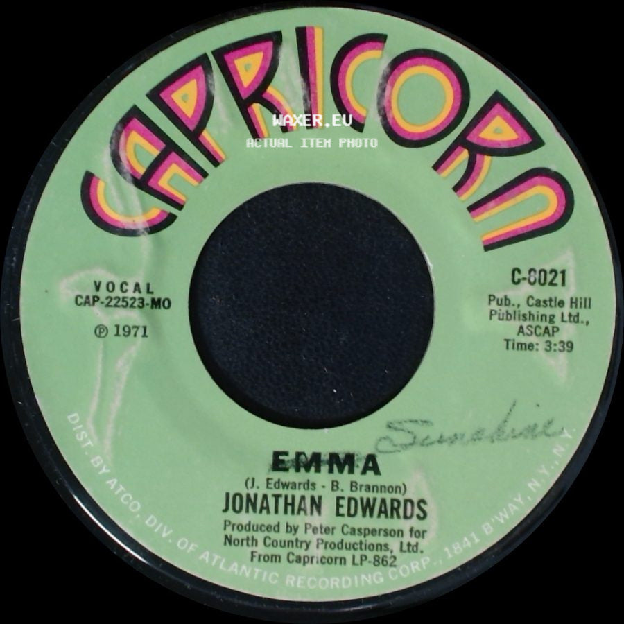 Jonathan Edwards - Emma / Sunshine side A