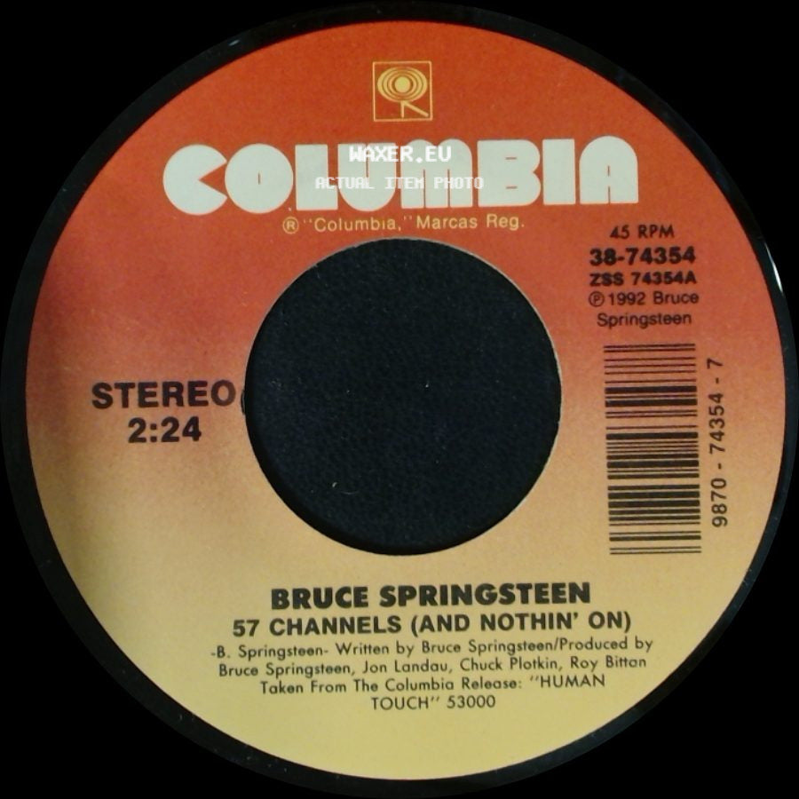 Bruce Springsteen - 57 Channels (And Nothin' On) / Part Man Part Monkey side A