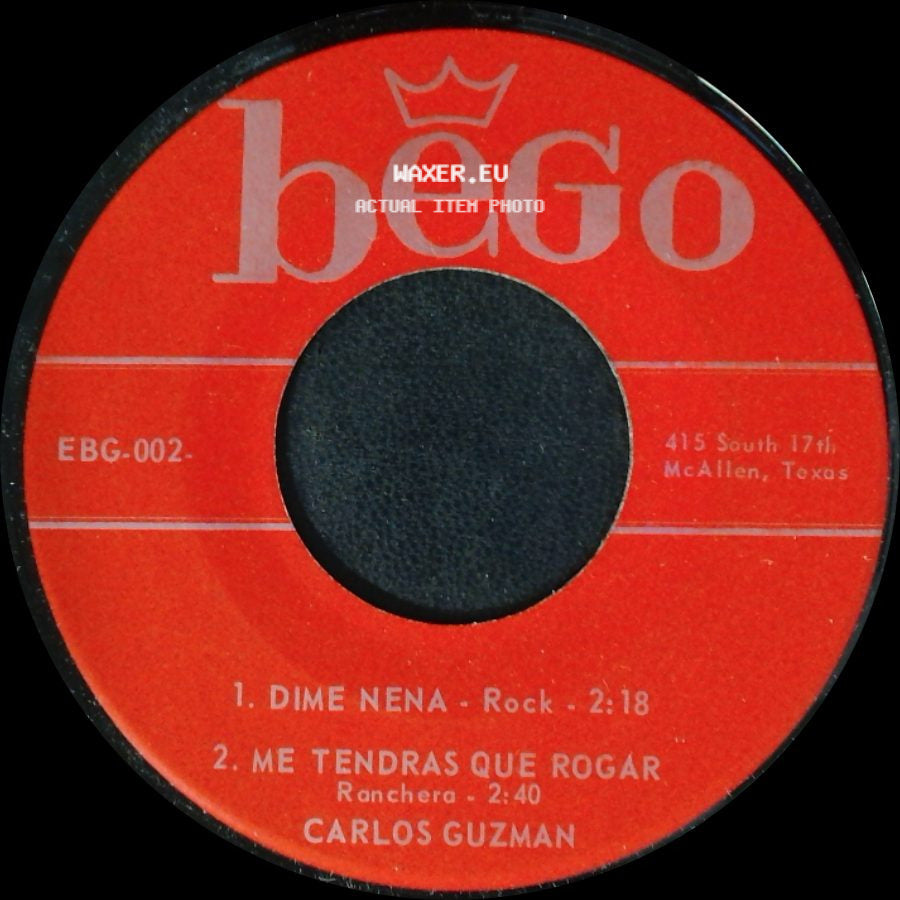 Carlos Guzman - Unknown Title A / Unknown Title B side A