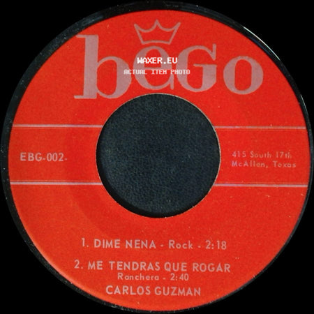 Carlos Guzman - Unknown Title A / Unknown Title B side A