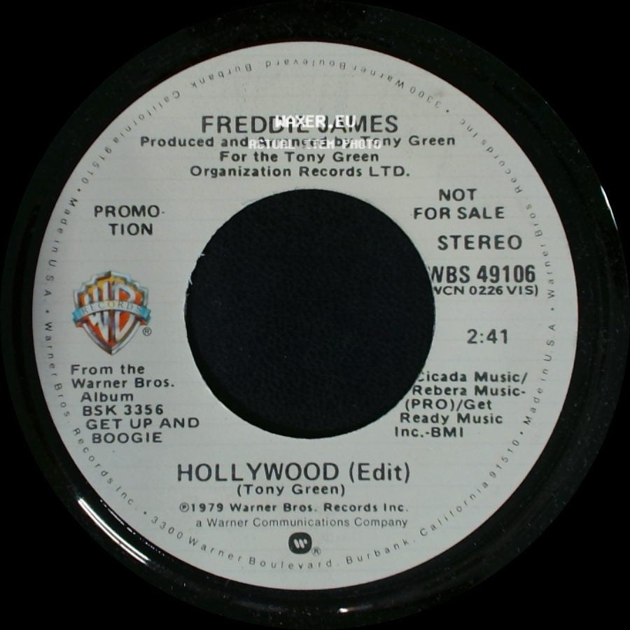 Freddie James - Hollywood (Edit) / Hollywood (Edit) side A