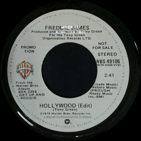 Freddie James - Hollywood (Edit) / Hollywood (Edit) side A