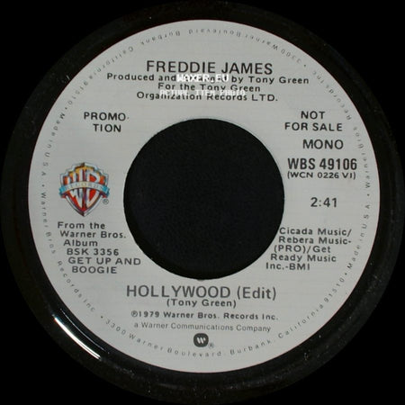 Freddie James - Hollywood (Edit) / Hollywood (Edit) side B