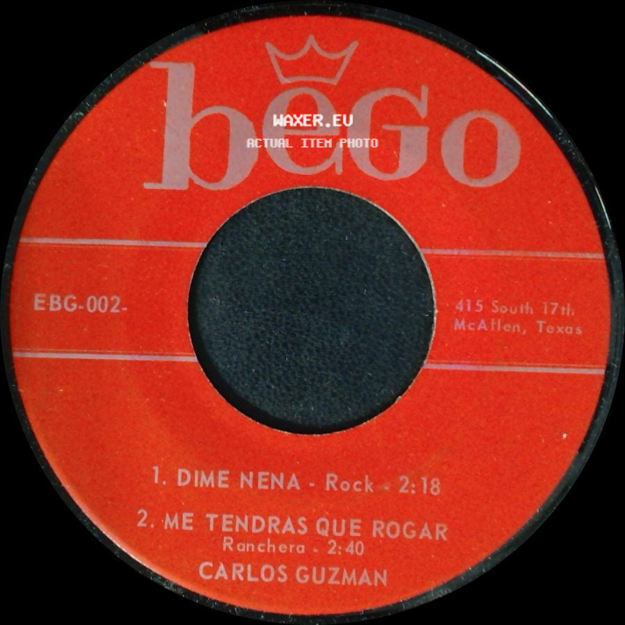 Carlos Guzman - Unknown Title A / Unknown Title B side A
