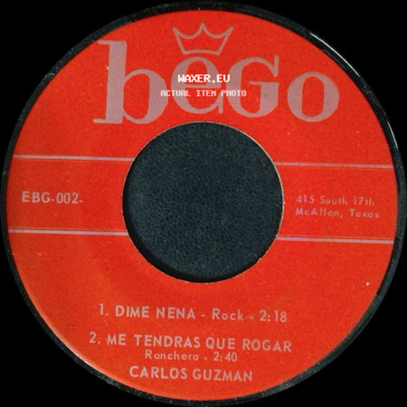 Carlos Guzman - Unknown Title A / Unknown Title B side A