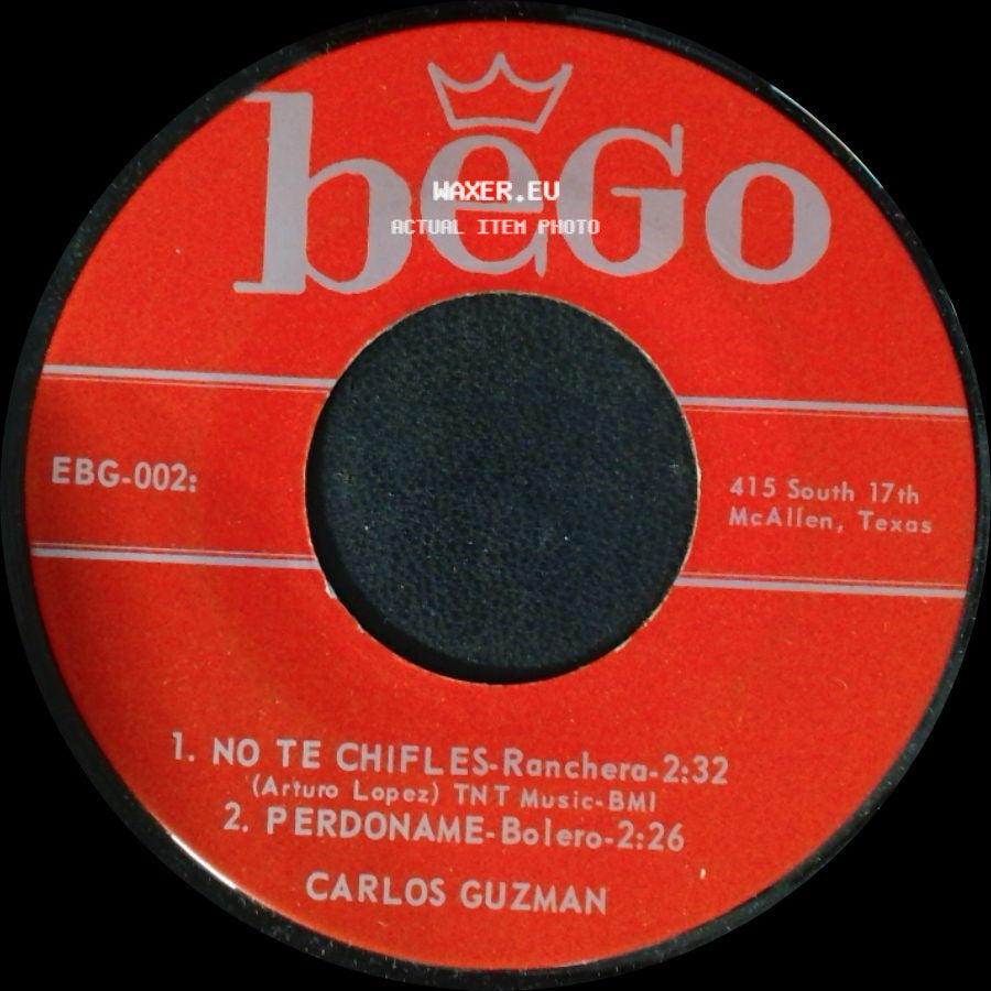 Carlos Guzman - Unknown Title A / Unknown Title B side B
