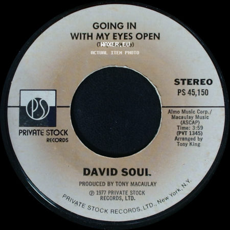 David Soul - Going In With My Eyes Open / Topanga side A