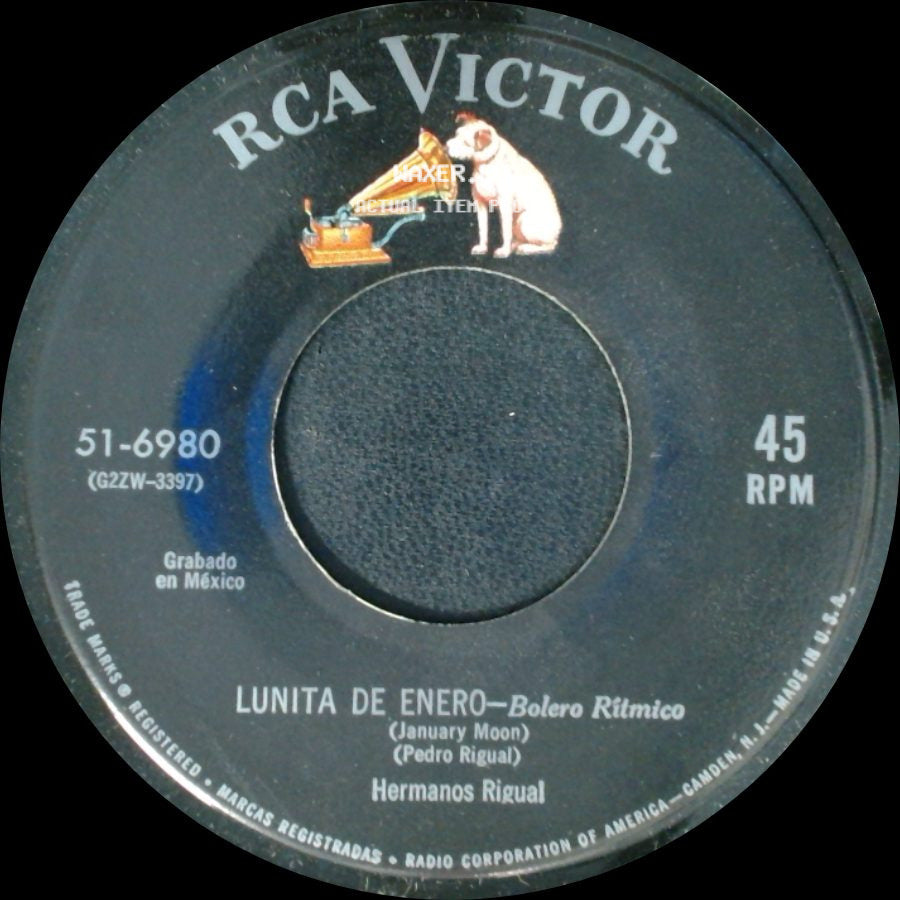 Hermanos Rigual - No Quiso La Vida - Bolero / Lunita De Enero - Bolero Rítmico side B
