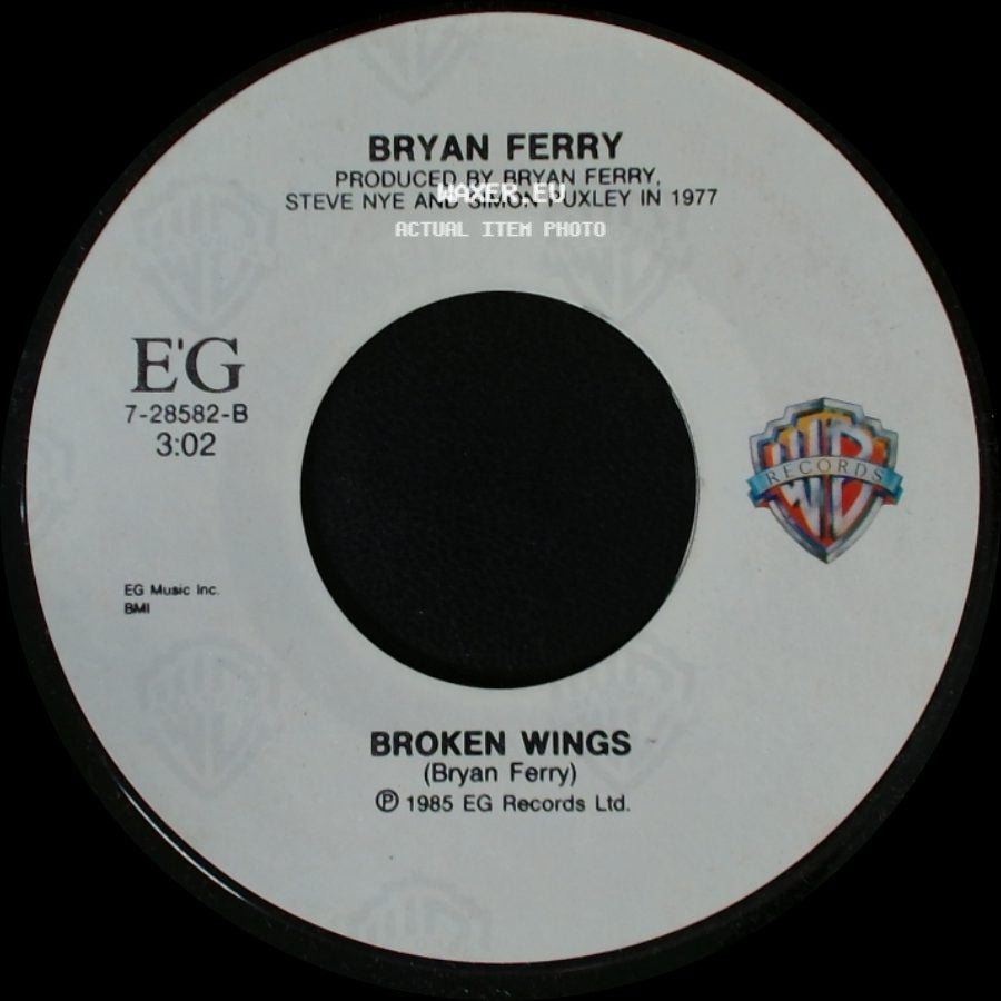 Bryan Ferry - Help Me / Broken Wings side B