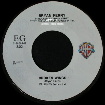 Bryan Ferry - Help Me / Broken Wings side B