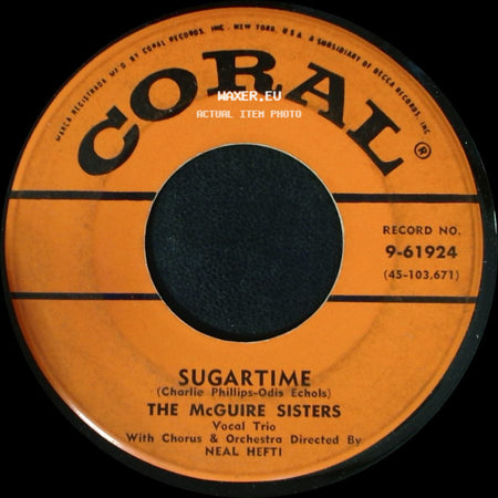 The Mcguire Sisters - Banana Split / Sugartime side B