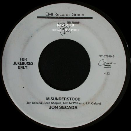 Jon Secada - Misunderstood / Do You Believe In Us side A