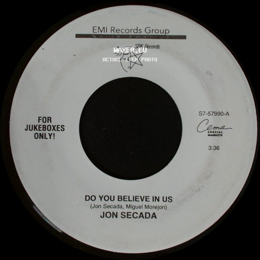 Jon Secada - Misunderstood / Do You Believe In Us side B
