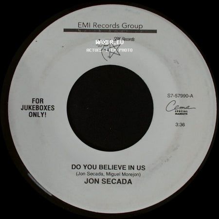 Jon Secada - Misunderstood / Do You Believe In Us side B