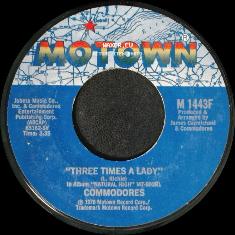 Commodores - Look What You've Done To Me / Three Times A Lady side B
