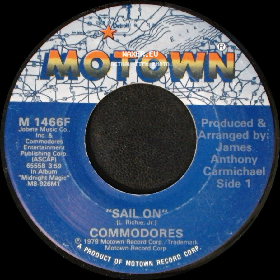 Commodores - Sail On / Thumpin' Music side A