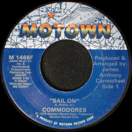 Commodores - Sail On / Thumpin' Music side A