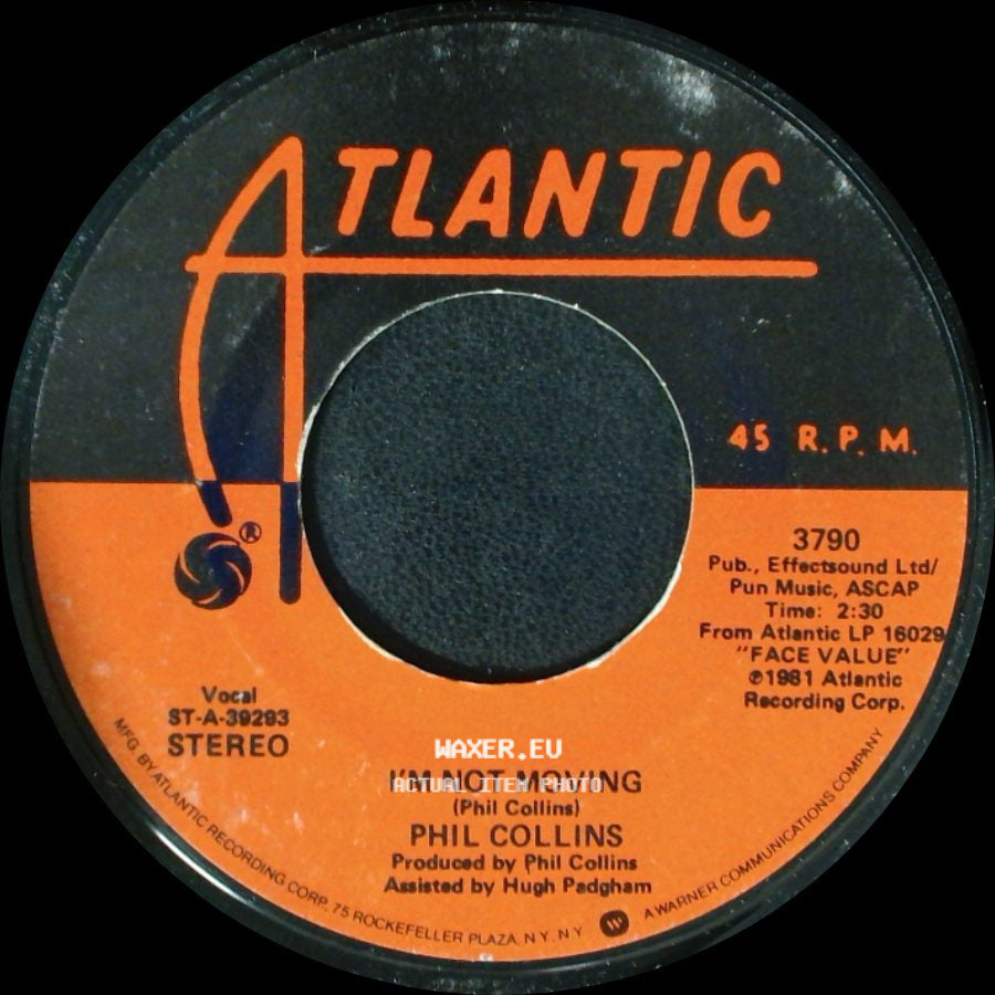 Phil Collins - I Missed Again / I'm Not Moving side B