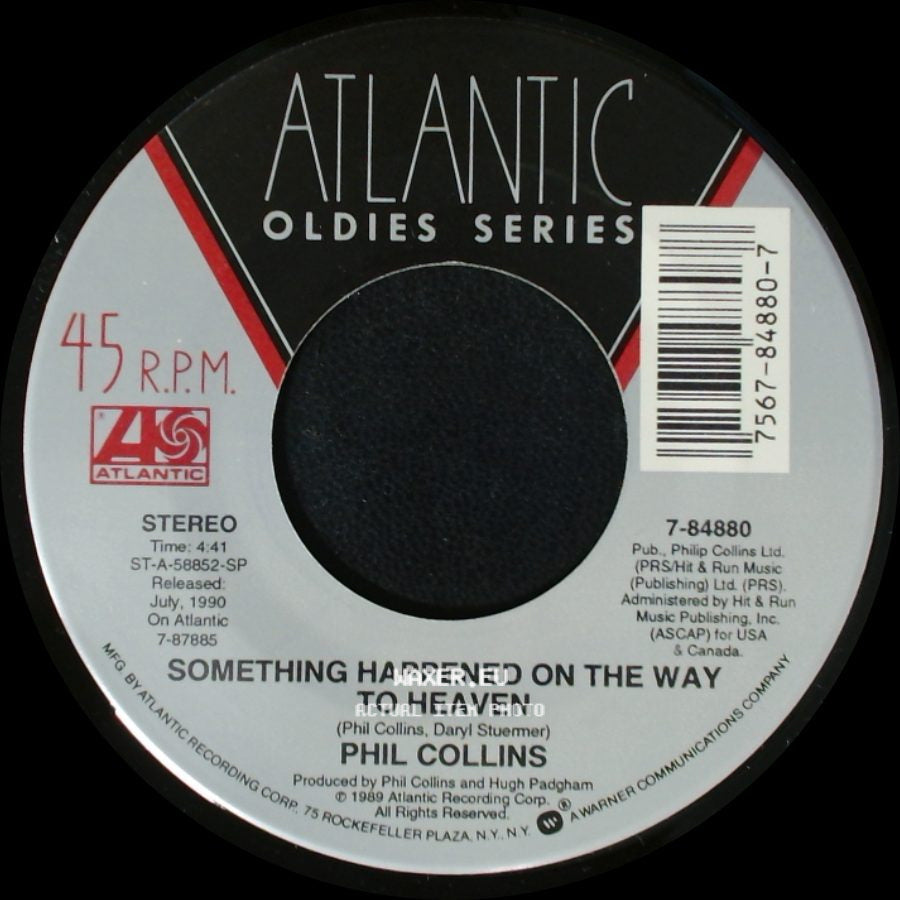 Phil Collins - Hang In Long Enough / Something Happened On The Way To Heaven side B