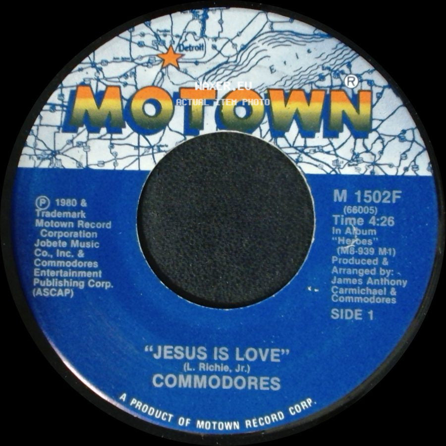 Commodores - Jesus Is Love / Mighty Spirit side A