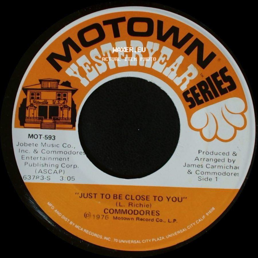 Commodores - Just To Be Close To You / Fancy Dancer side A